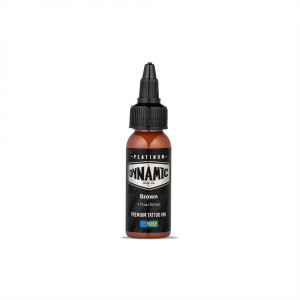 Dynamic Platinum Tattoo Ink Brown