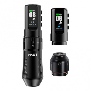Mast Flip 4 Pro Tattoo Machine Set Black