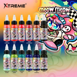 Xtreme Ink Meow Meow Cartoon Set