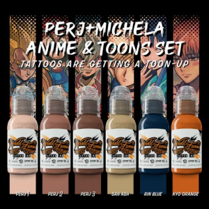 World Famous Ink Perj-Michela Anime & Toons Set