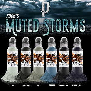 World Famous Ink POCH MUTED STORM SET