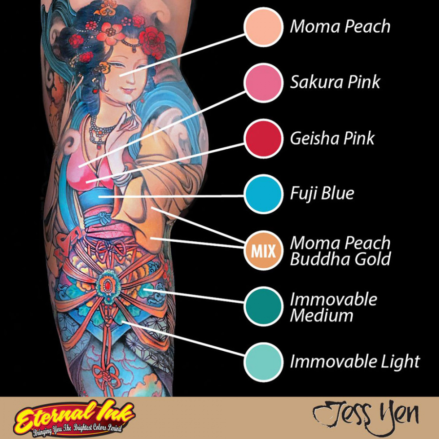 22 пигмена Eternal Jess Yen 22 Colors Set – цена, описание и отзывы — фото