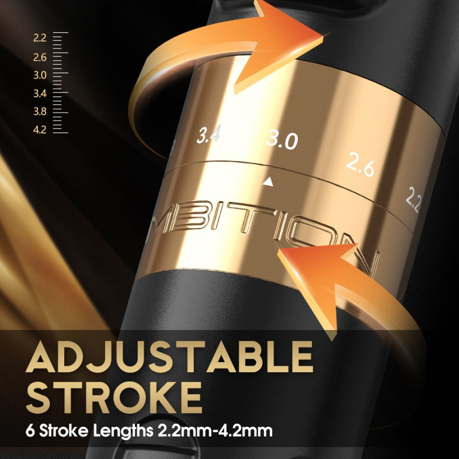 Беспроводная тату машинка Ambition Seher Adjustable Stroke – цена, описание и отзывы — фото