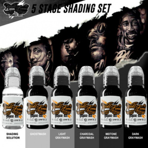 Набор красок World Famous Ink Five-Stage Shading Set – цена, описание и отзывы — фото