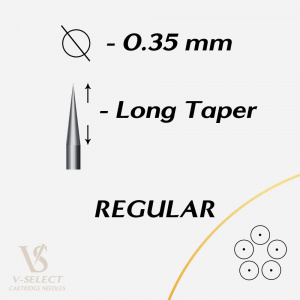 Картриджи (модульные иглы) EZ V-select Round Shader Long Taper – цена, описание и отзывы — фото
