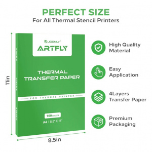 Трансфер для термопринтера JCONLY Artfly Stencil Paper – цена, описание и отзывы — фото