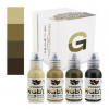 Набор красок World Famous Ink Sasha O'Kharin RGBY Skin Tone Set – цена, описание и отзывы — фото
