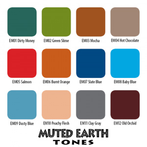 Набор красок Eternal Muted Earth Tones 12 Colors – цена, описание и отзывы — фото