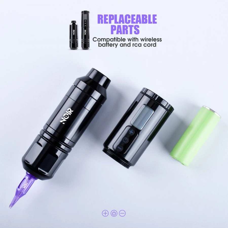 Беспроводная тату машинка Noir Wireless Rotary Tattoo Pen Machine – цена, описание и отзывы — фото