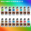 Сеты пигментов World Famous Ink 104 Bottle Color Set – цена, описание и отзывы — фото