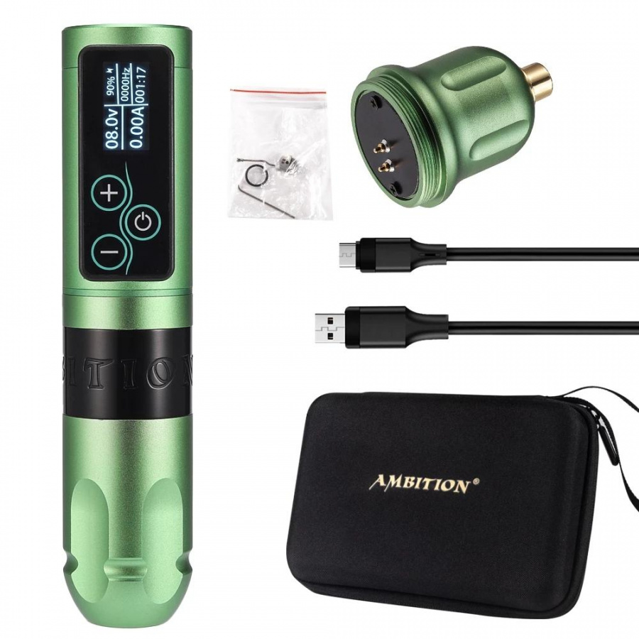 Тату машинка Ambition VIBE Green Black