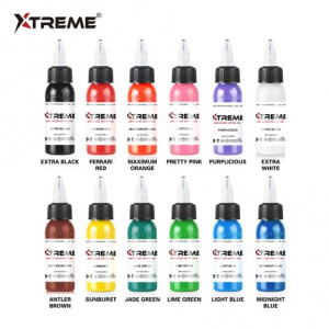 Набор красок Xtreme Ink 12 Primary Color Set – цена, описание и отзывы — фото