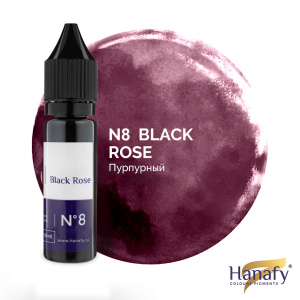 Пигмент для татуажа Hanafy Colours Pigments № 8 - Black Rose – цена, описание и отзывы — фото