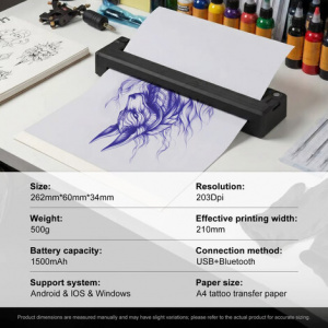Термопринтер Ambition G2 HD Wireless Tattoo Stencil Printer – цена, описание и отзывы — фото