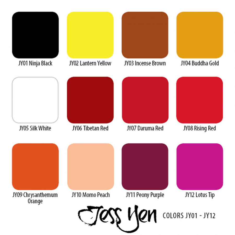 22 пигмена Eternal Jess Yen 22 Colors Set – цена, описание и отзывы — фото