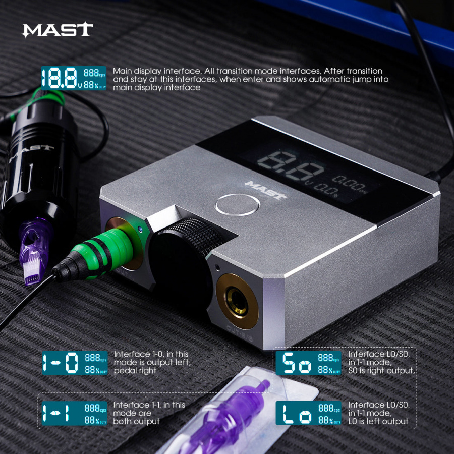 Блок питания Dragonhawk Mast Skate Dual Mode Tattoo Power Supply – цена, описание и отзывы — фото