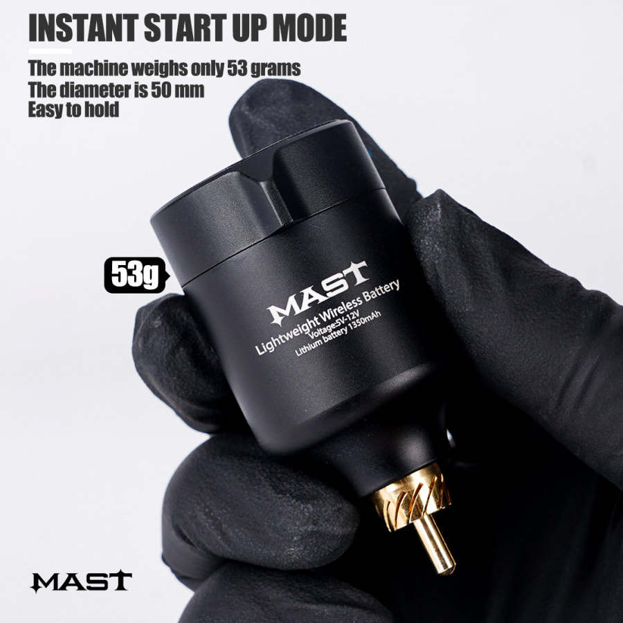 Беспроводной блок питания Mast T1 Wireless Battery Tattoo Power Supplies – цена, описание и отзывы — фото
