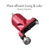 Dragonhawk Extreme Rotary Tattoo Machine Carbon Steel Red