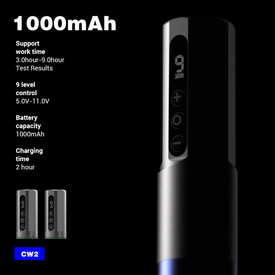 Беспроводная тату машинка CNC CW2 Wireless Tattoo Pen – цена, описание и отзывы — фото