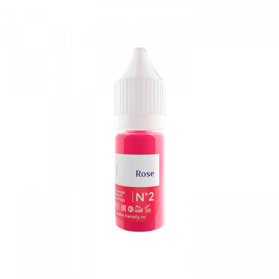 Пигмент для татуажа Hanafy Colours Pigments № 2 - Rose – цена, описание и отзывы — фото